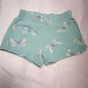 Carter's Butterfly little girl shorts 12M